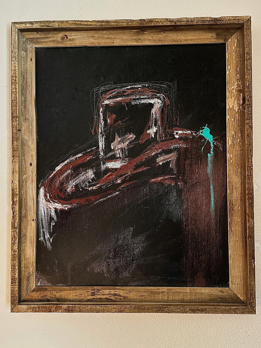 WILD BILL with wooden frame